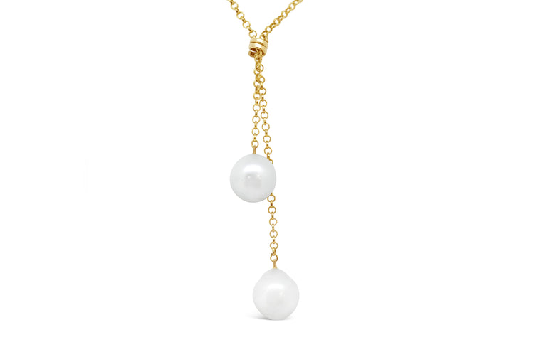 9kt Yellow Gold South Sea Pearl Necklet image 0