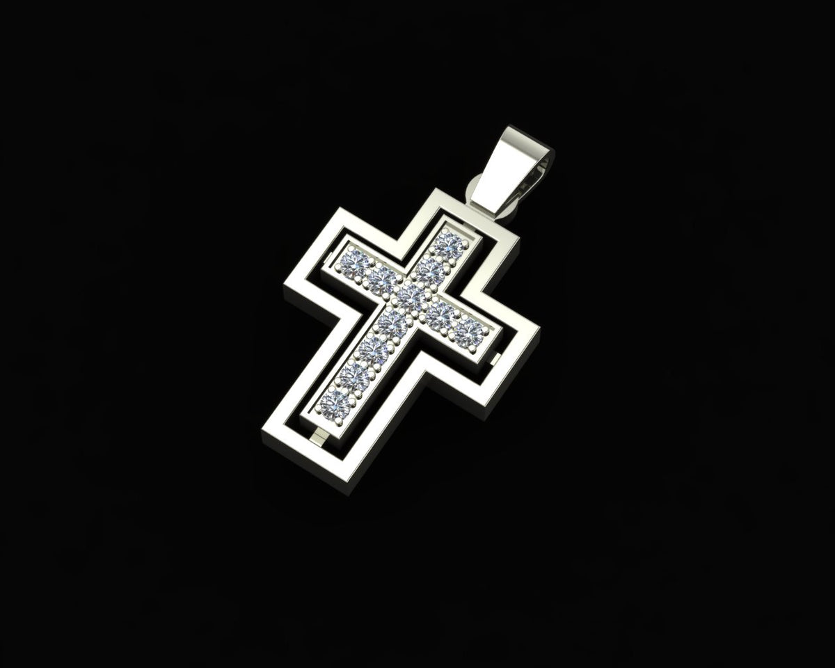 Fili Diamond Cross - CR574