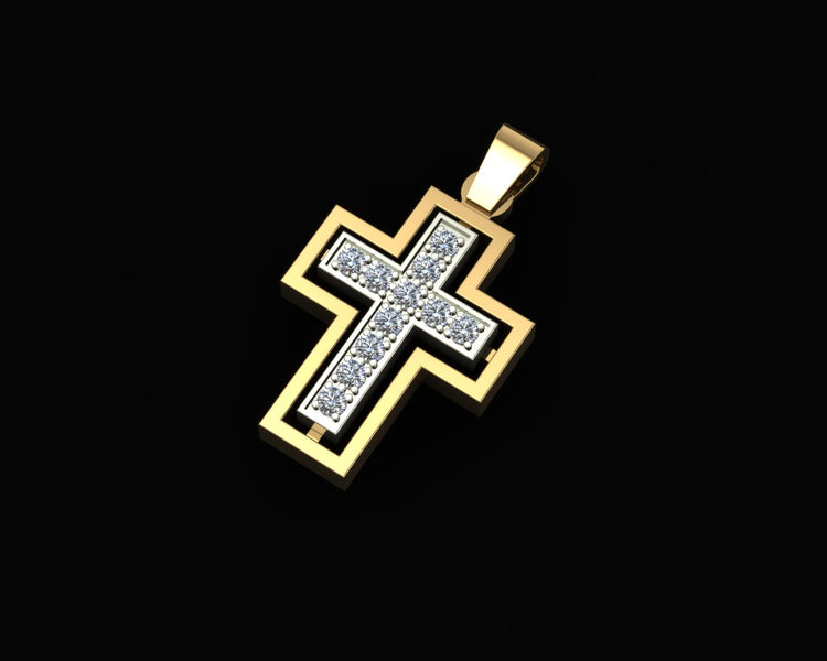 Fili Diamond Cross - CR574