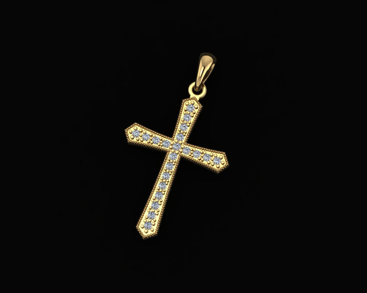 Fili Diamond Cross - CR618