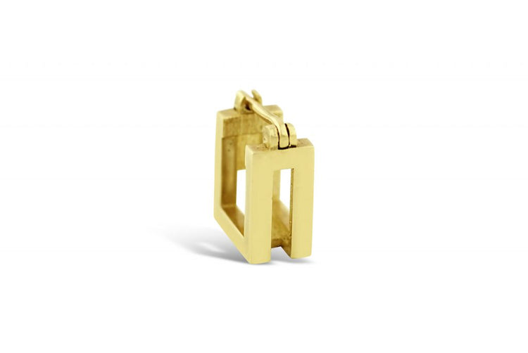 9kt Yellow Gold Single Split Earring