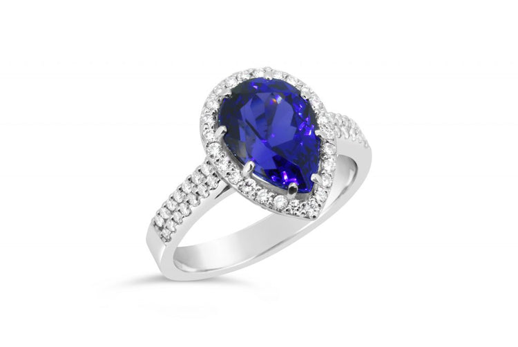 Fili Colour - Tanzanite and Diamond Ring