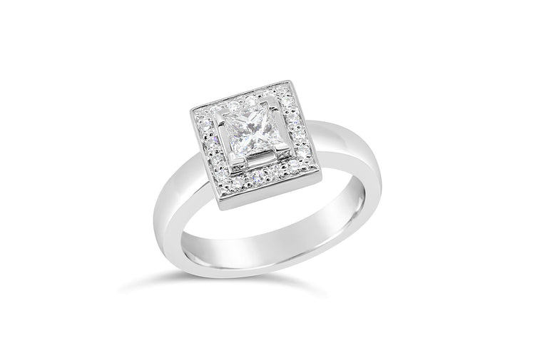 Fili Diamond Ring - Halo