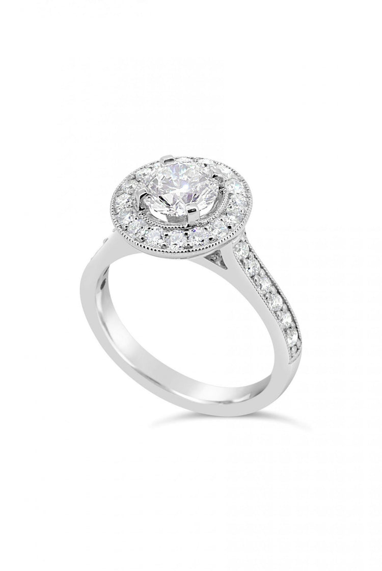 Fili Diamond Ring - Halo