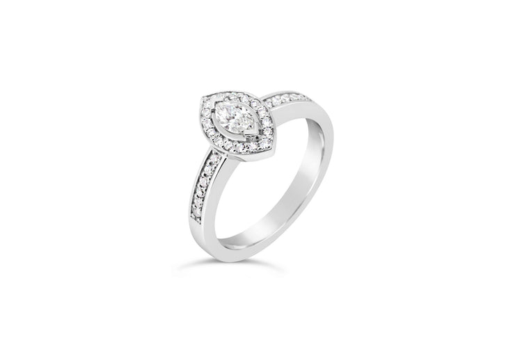Fili Diamond Ring - Halo