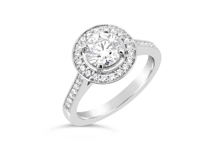 Fili Diamond Ring - Halo