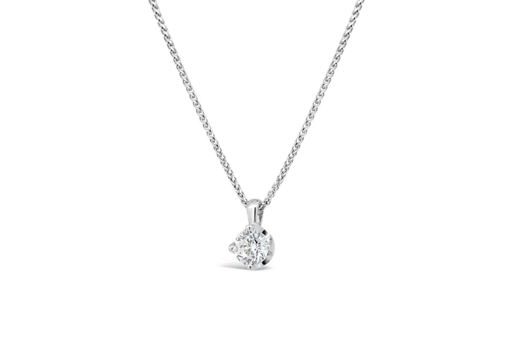 18kt White Gold Diamond Pendant