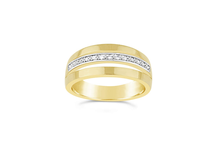 18kt Two Tone Gold Diamond Ring