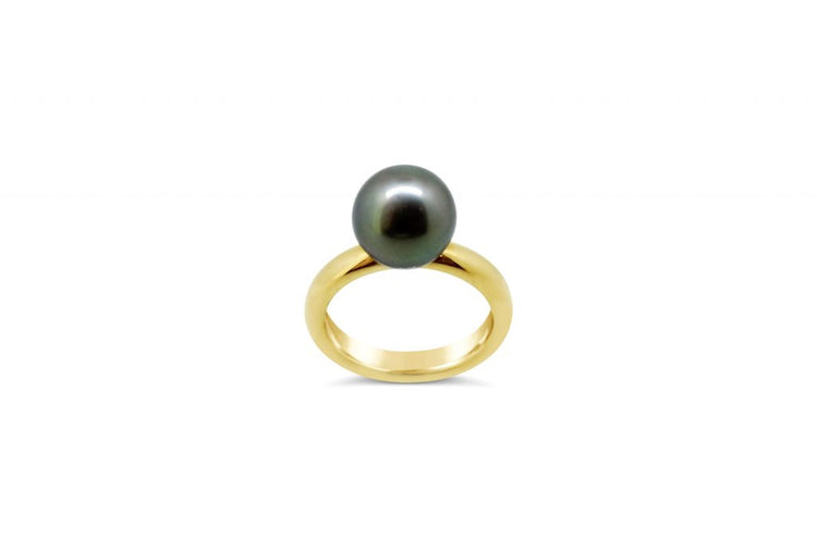 9kt Yellow Gold Tahitian Pearl Ring