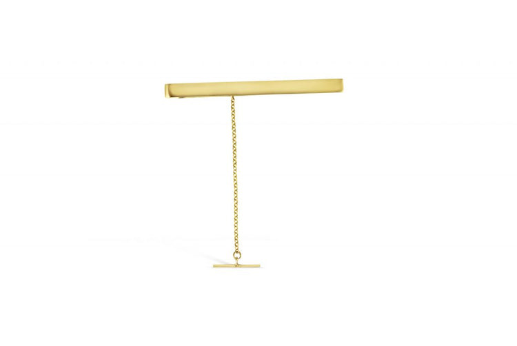 9kt Yellow Gold Wide Tie Bar